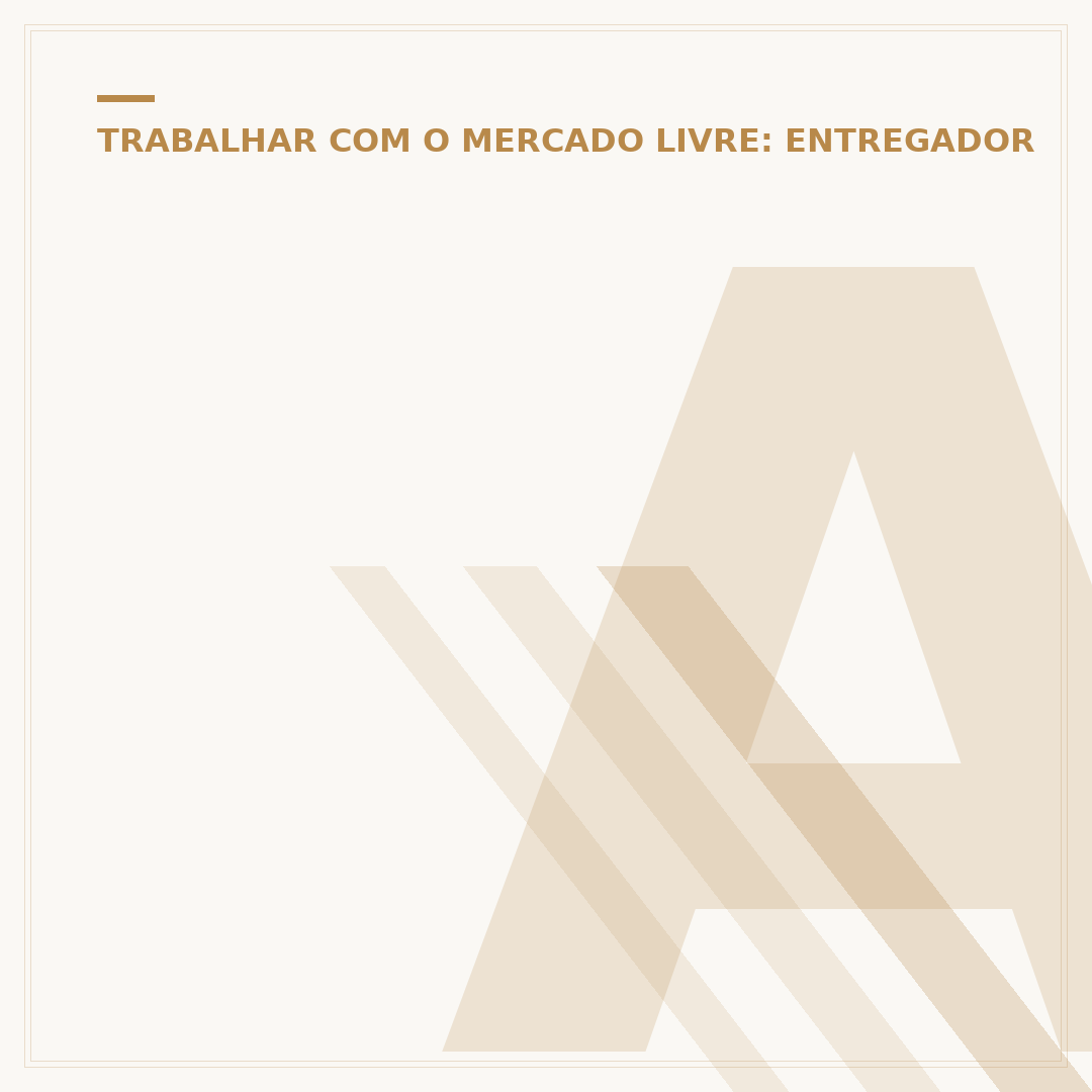 Alugar carro para trabalhar no Mercado Livre