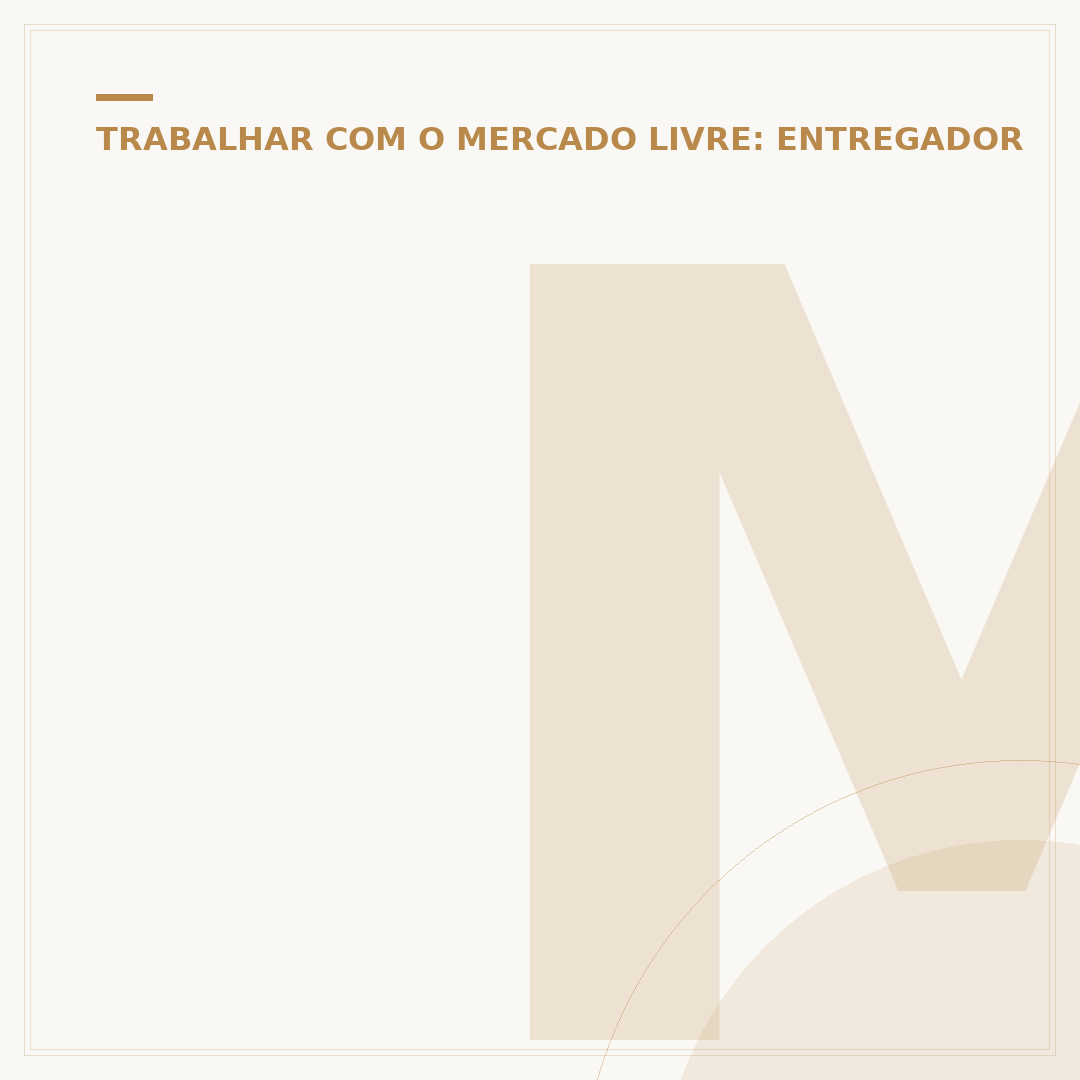 Mercado Livre fornece carro para entregador?