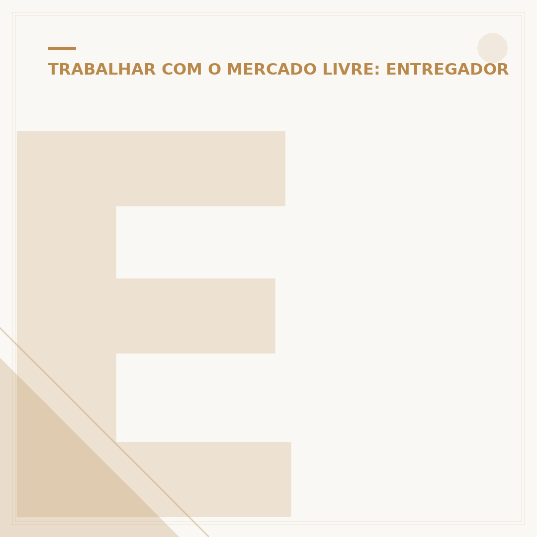 Empresa para entregador do Mercado Livre: Trabalhe conosco