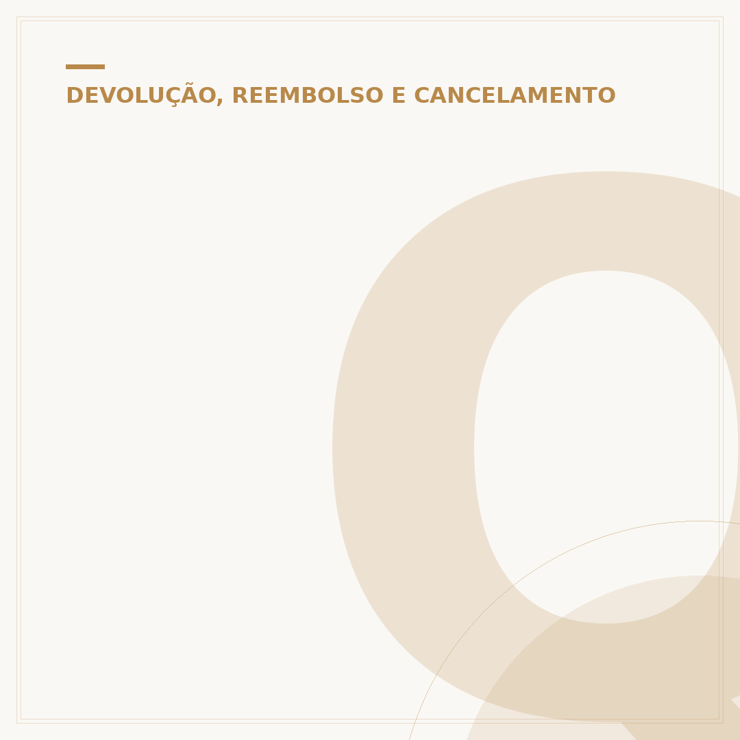 Quais são as políticas de devolução do Mercado Livre?