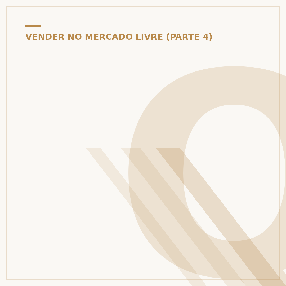 Quando o vendedor despachou seu pacote Mercado Livre?