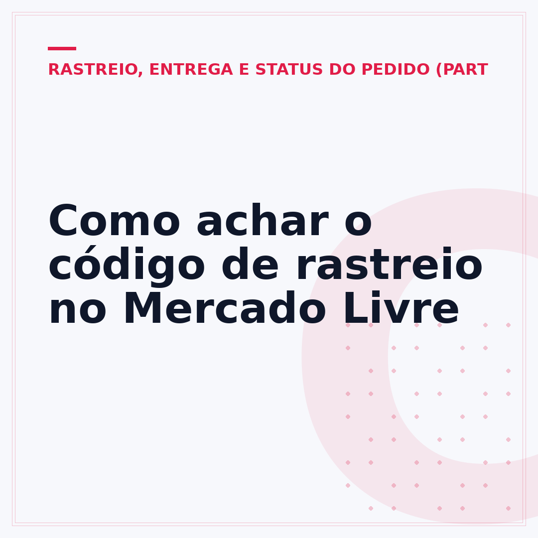 Como achar o código de rastreio no Mercado Livre