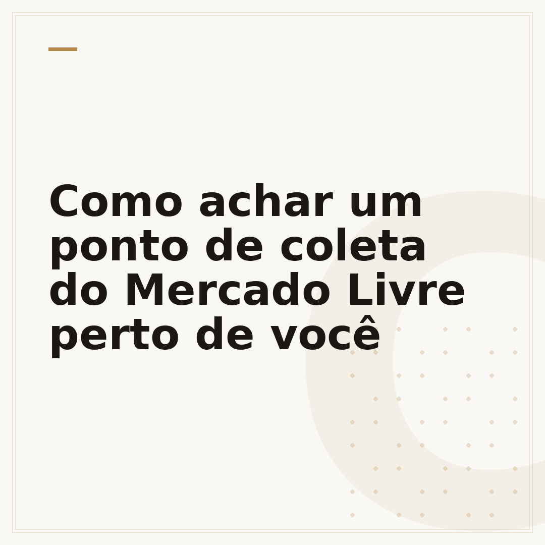 Como achar um ponto de coleta do Mercado Livre perto de você