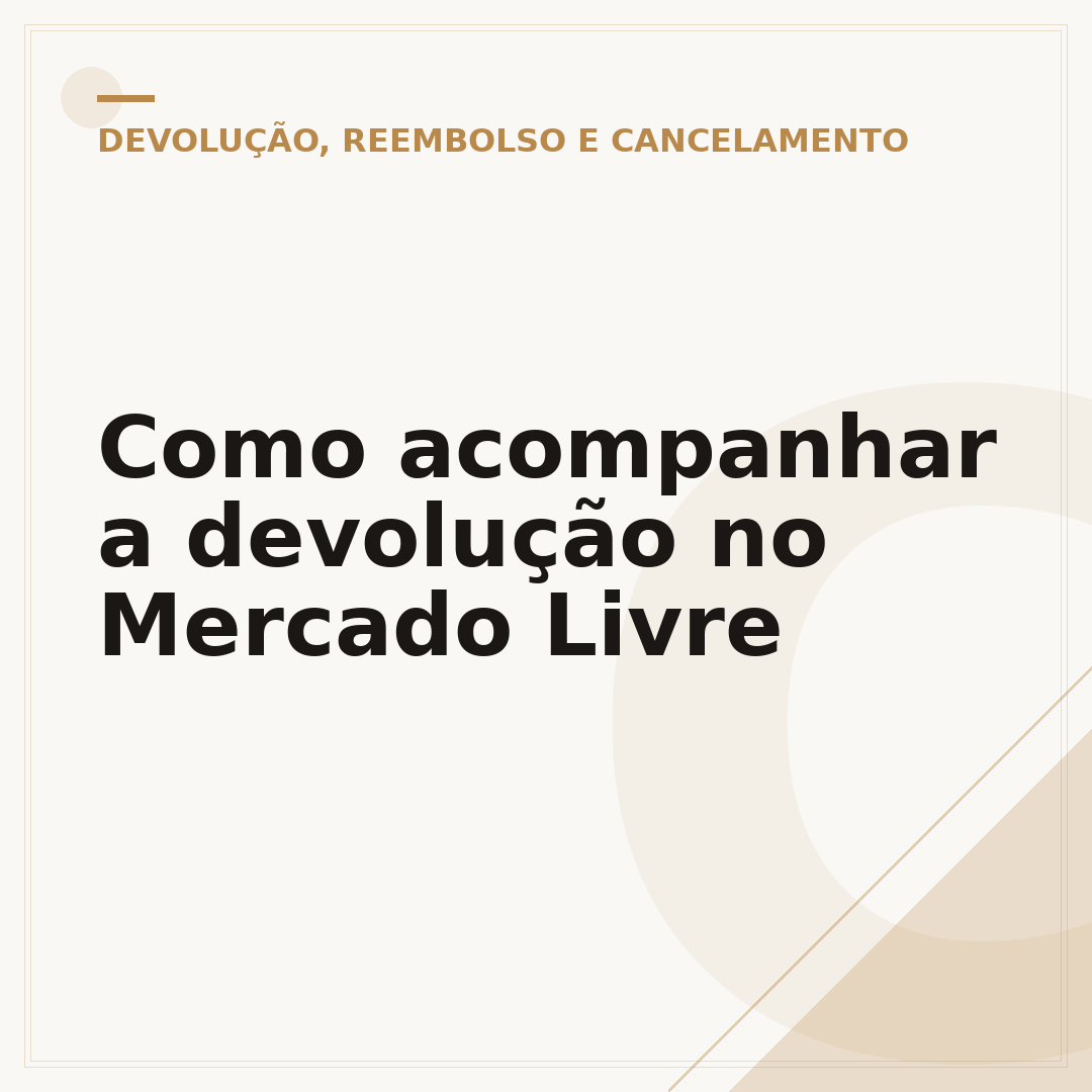 Como acompanhar a devolução no Mercado Livre
