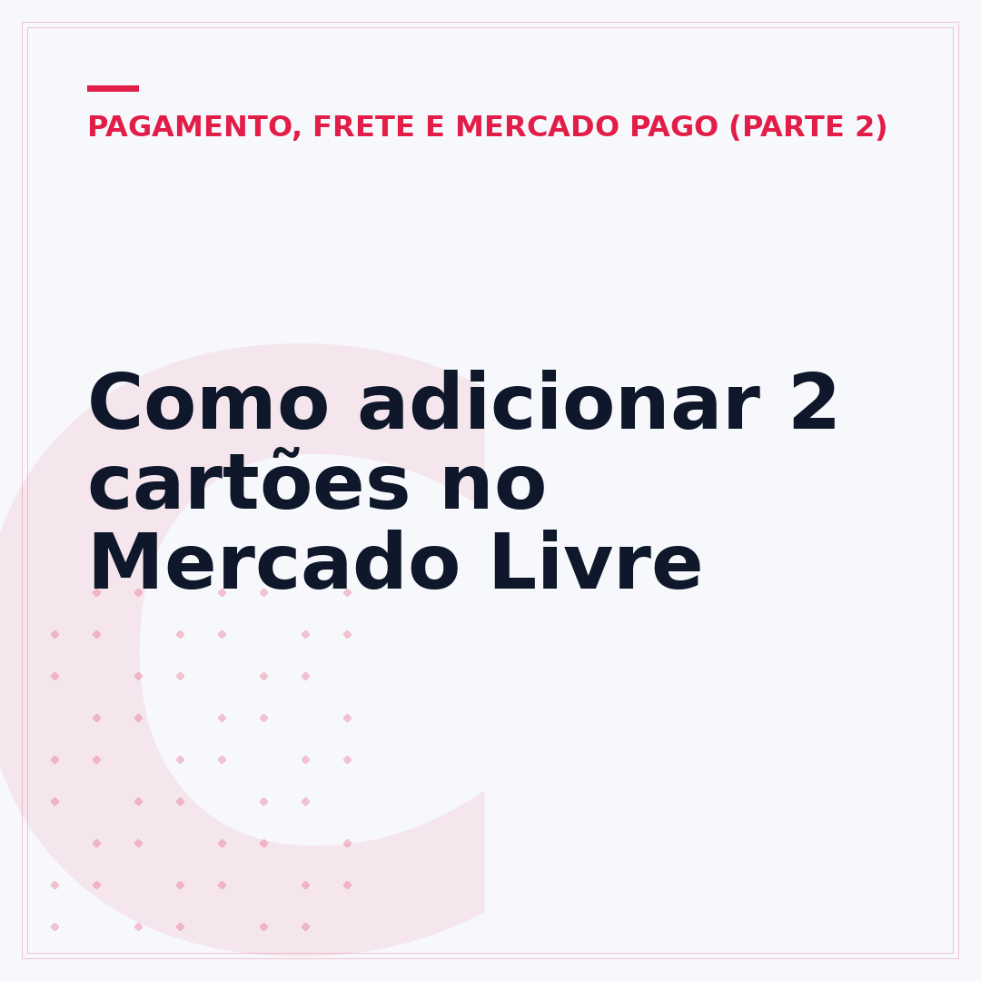 Como adicionar 2 cartões no Mercado Livre