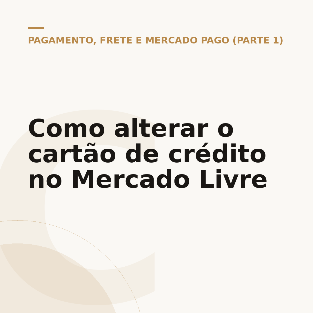 Como alterar o cartão de crédito no Mercado Livre