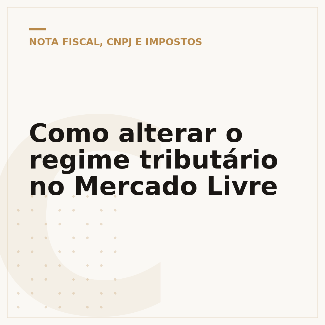 Como alterar o regime tributário no Mercado Livre
