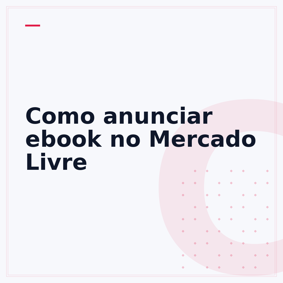 Como anunciar ebook no Mercado Livre