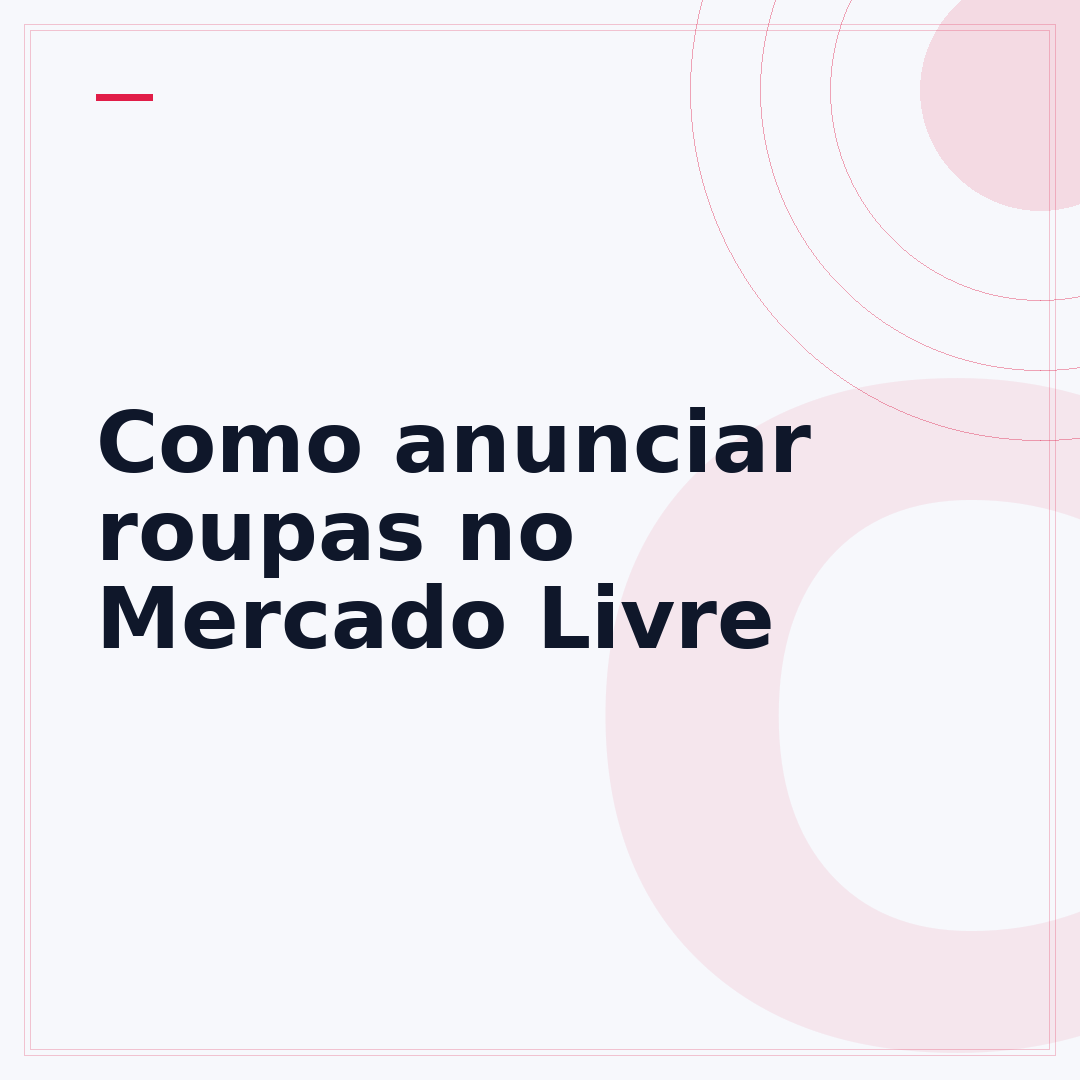 Como anunciar roupas no Mercado Livre