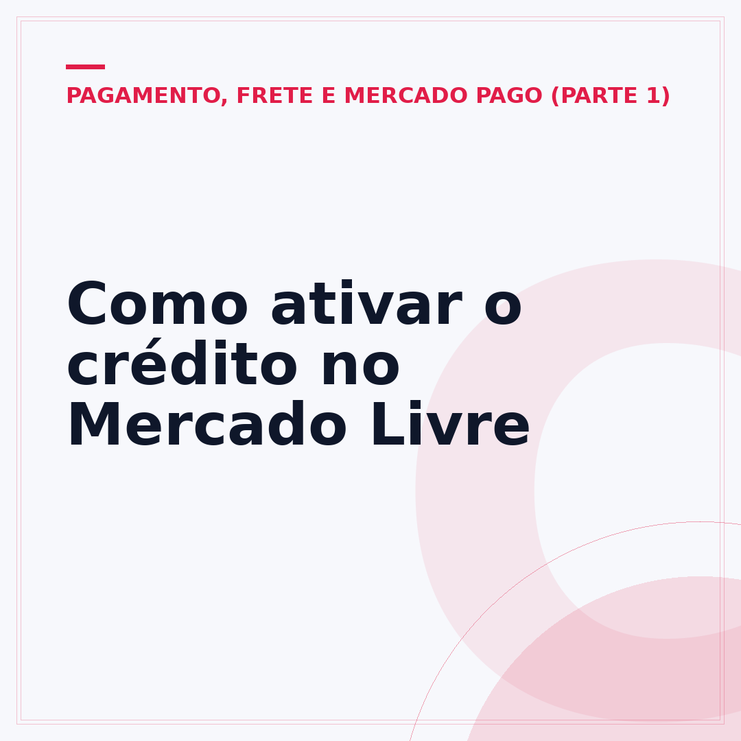 Como ativar o crédito no Mercado Livre