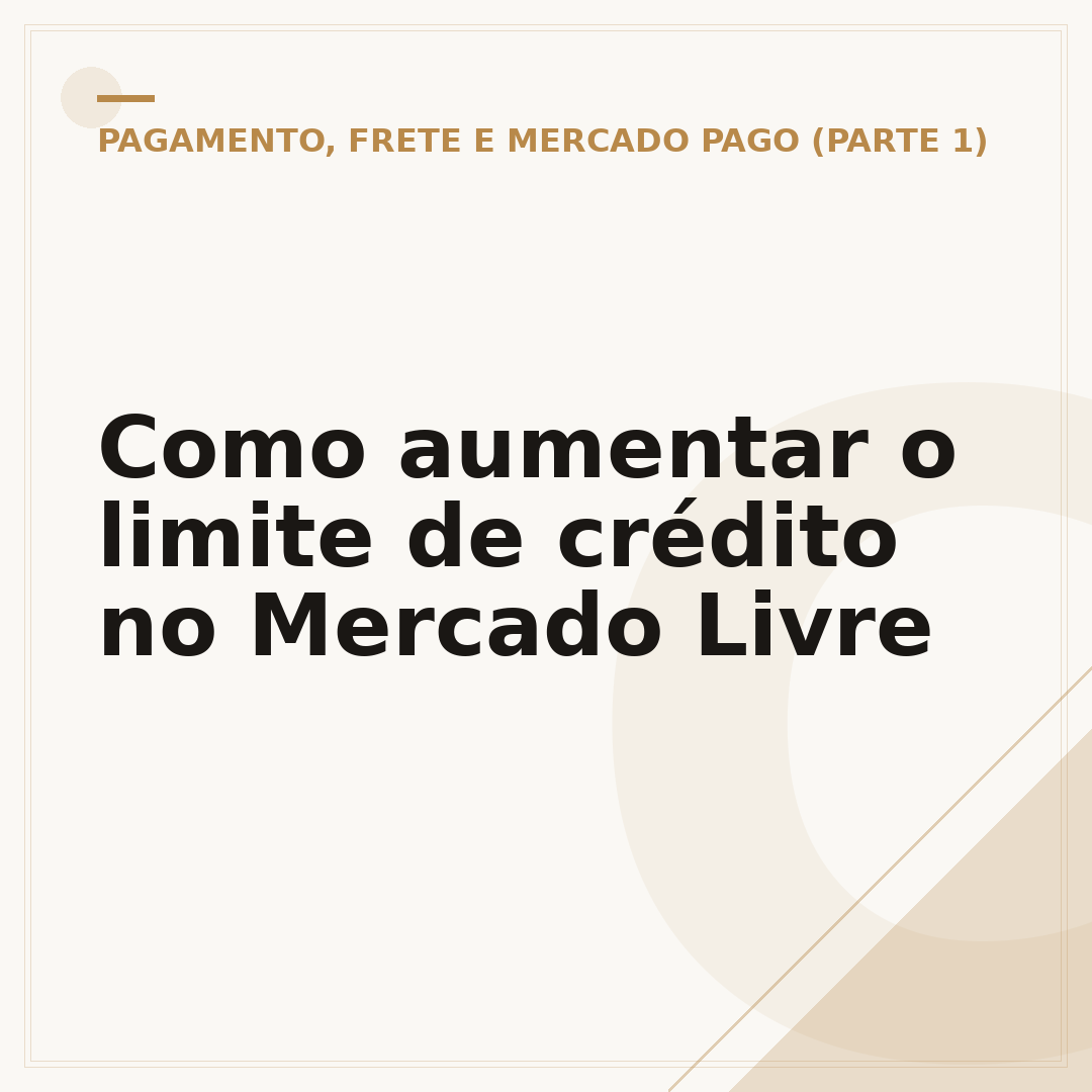 Como aumentar o limite de crédito no Mercado Livre