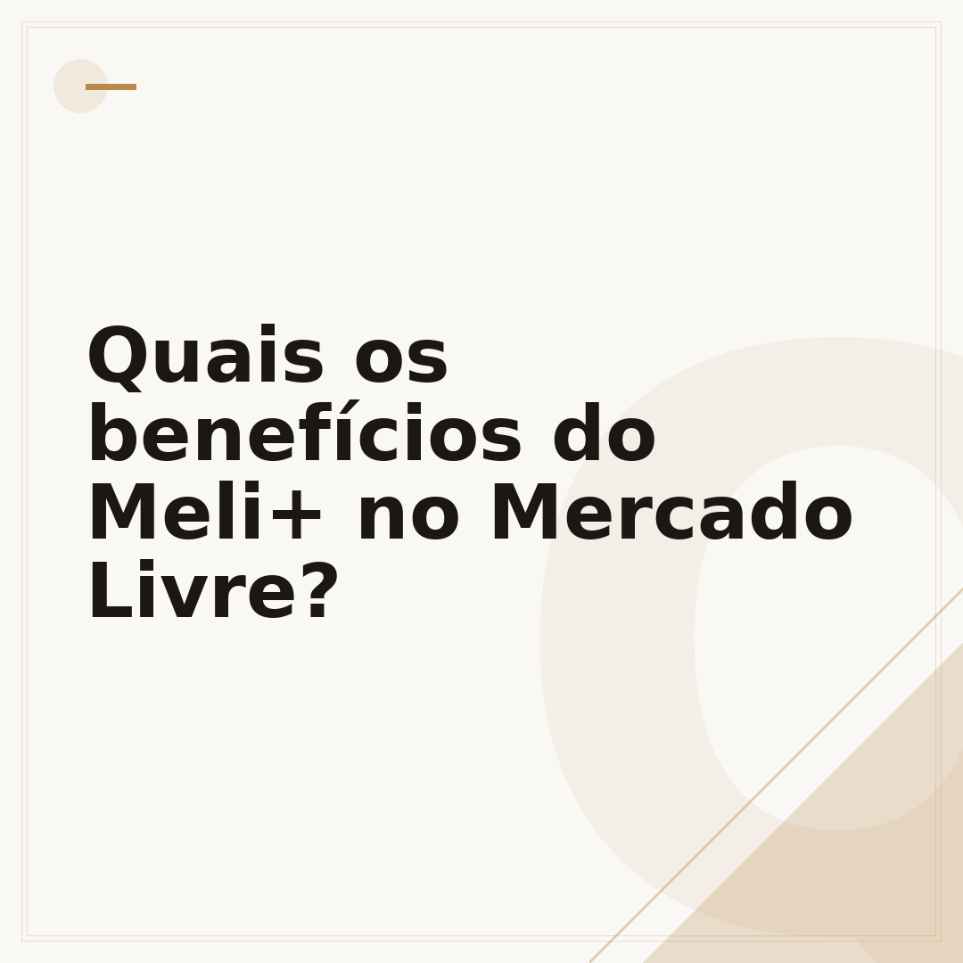 Quais os benefícios do Meli+ no Mercado Livre?