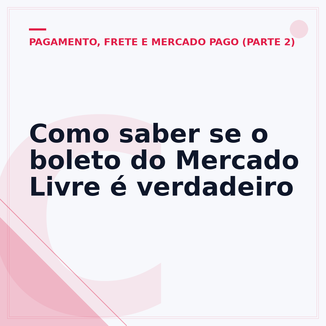 Como saber se o boleto do Mercado Livre é verdadeiro