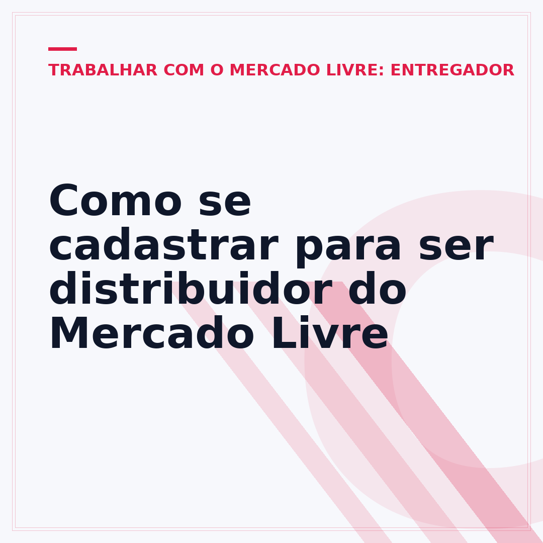 Como se cadastrar para ser distribuidor do Mercado Livre