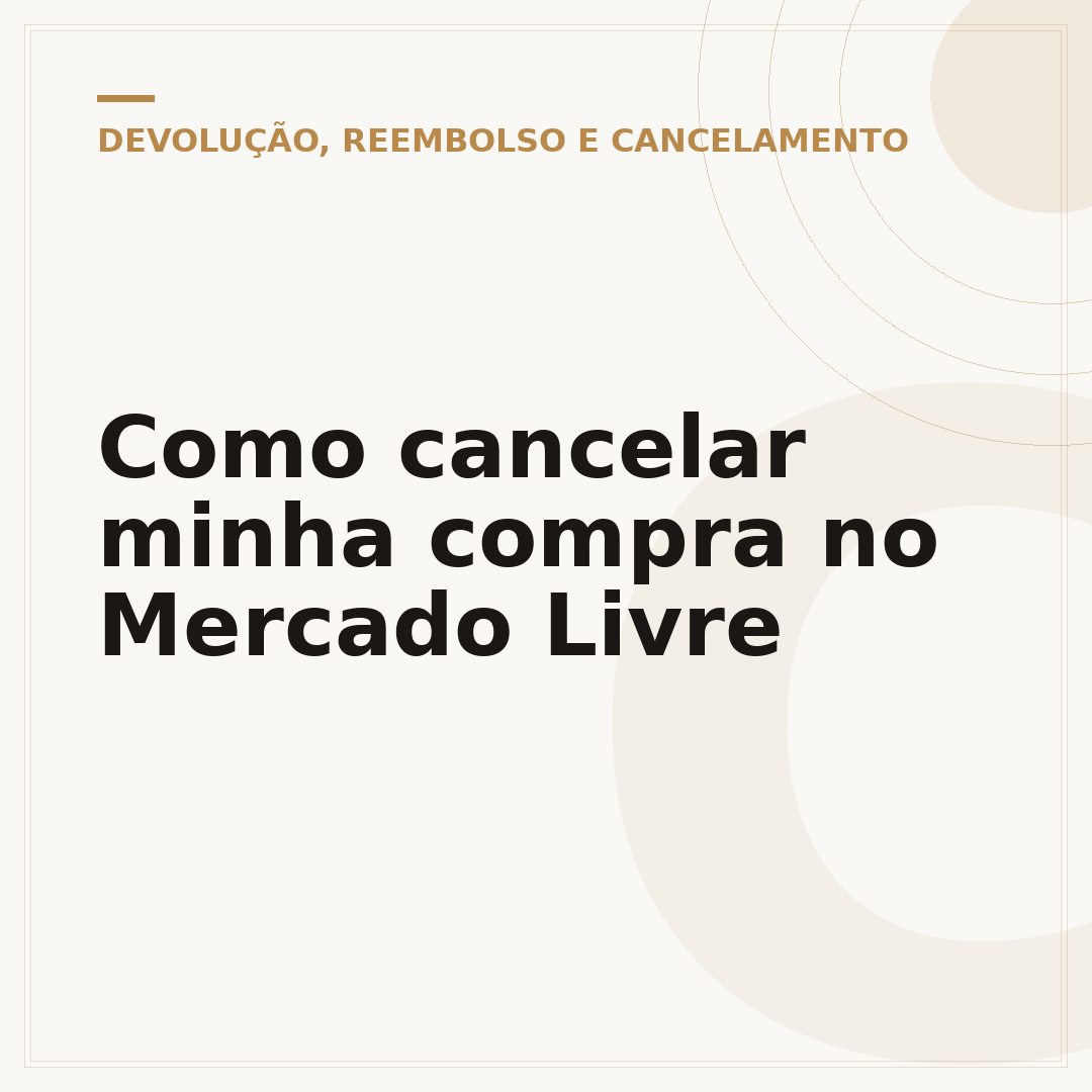 Como cancelar minha compra no Mercado Livre