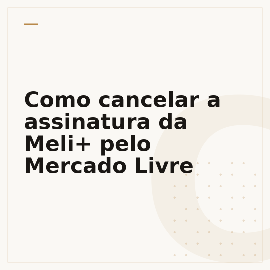Como cancelar a assinatura da Meli+ pelo Mercado Livre