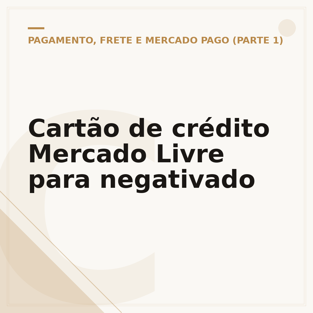 Cartão de crédito Mercado Livre para negativado
