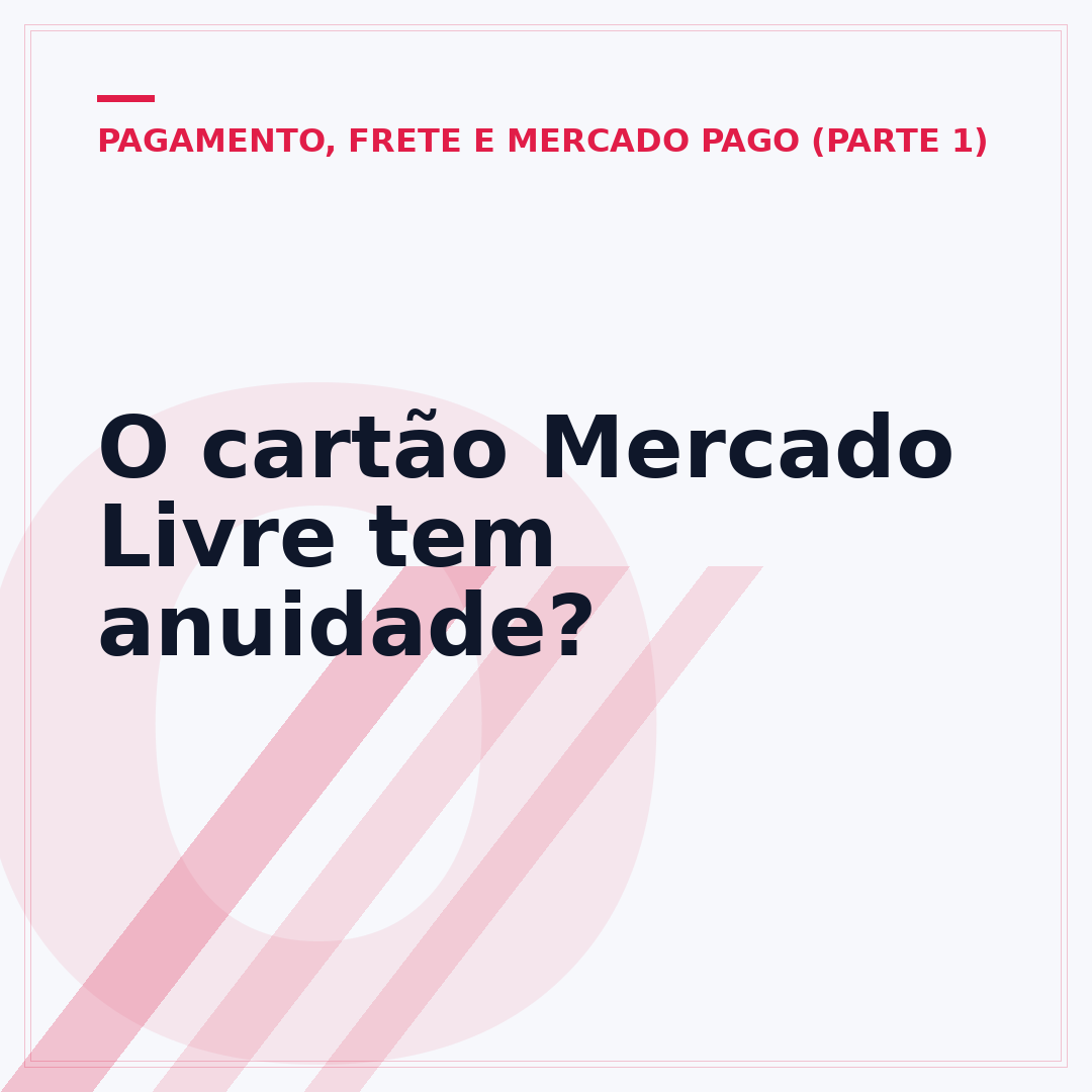 O cartão Mercado Livre tem anuidade?