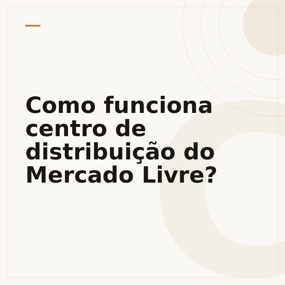 Como funciona centro de distribuição do Mercado Livre?