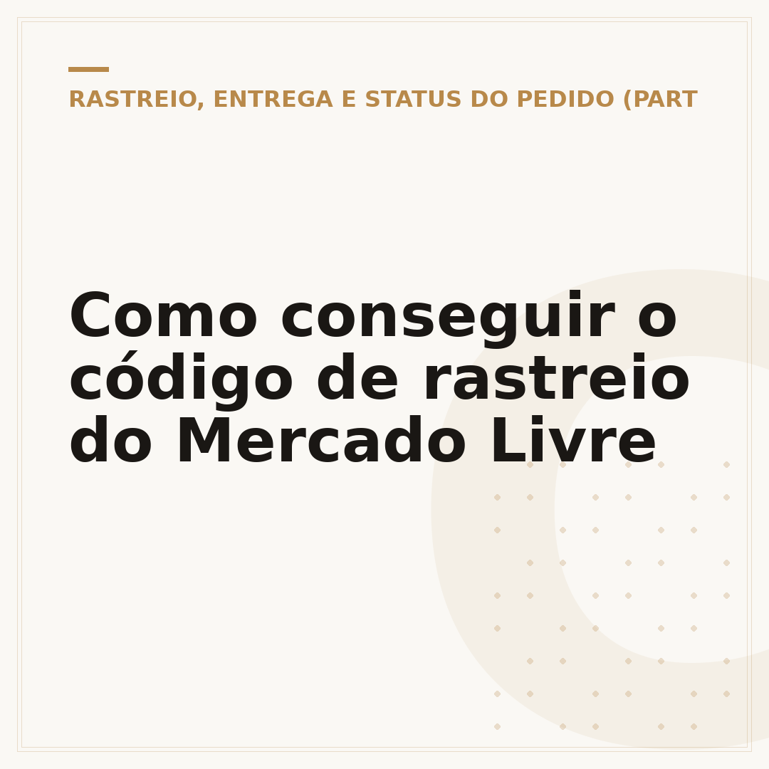 Como conseguir o código de rastreio do Mercado Livre