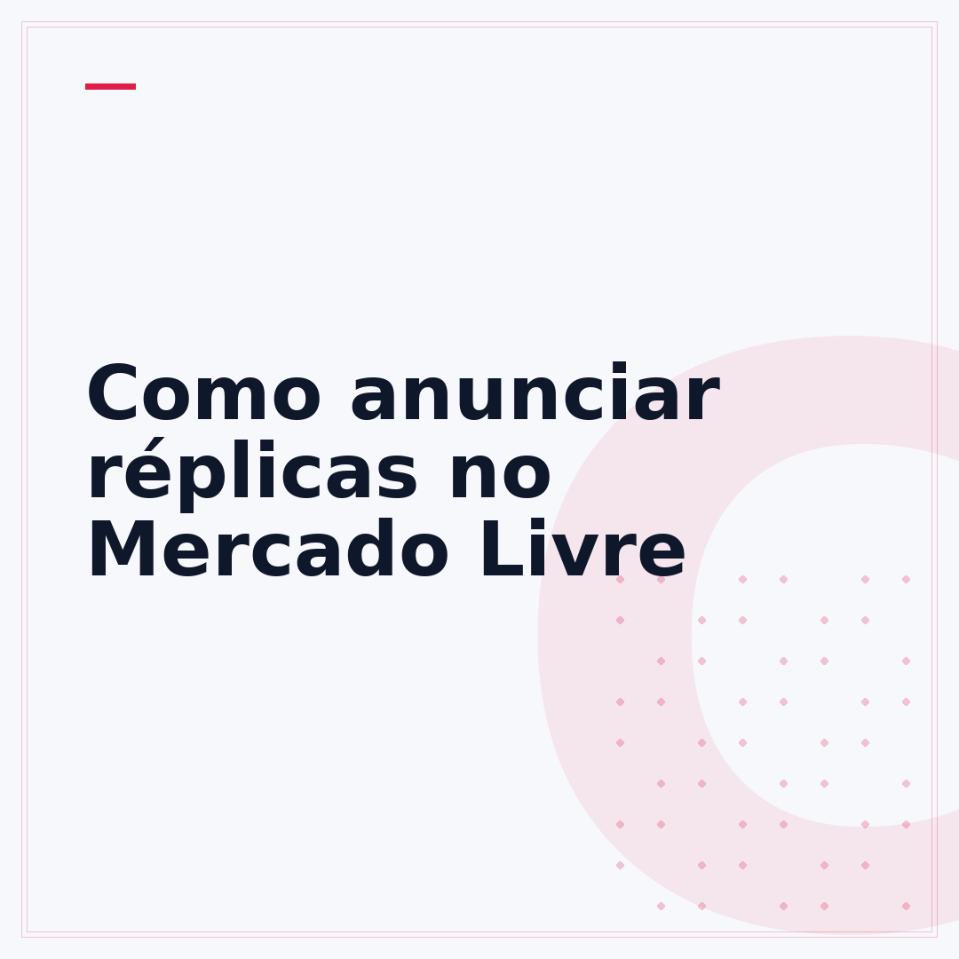 Como anunciar réplicas no Mercado Livre