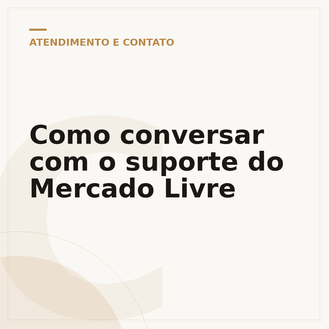 Como conversar com o suporte do Mercado Livre