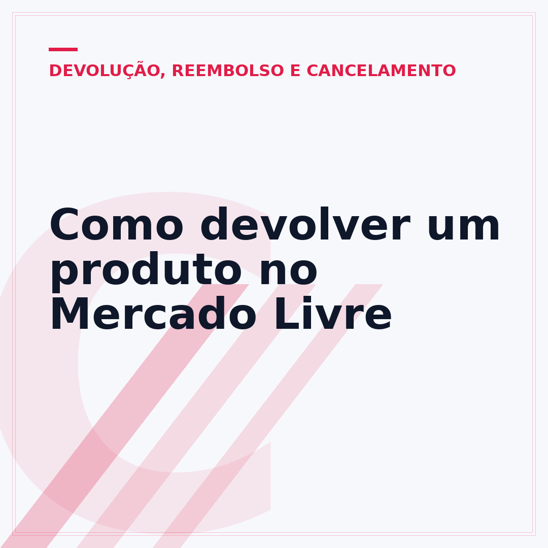 Como devolver um produto no Mercado Livre