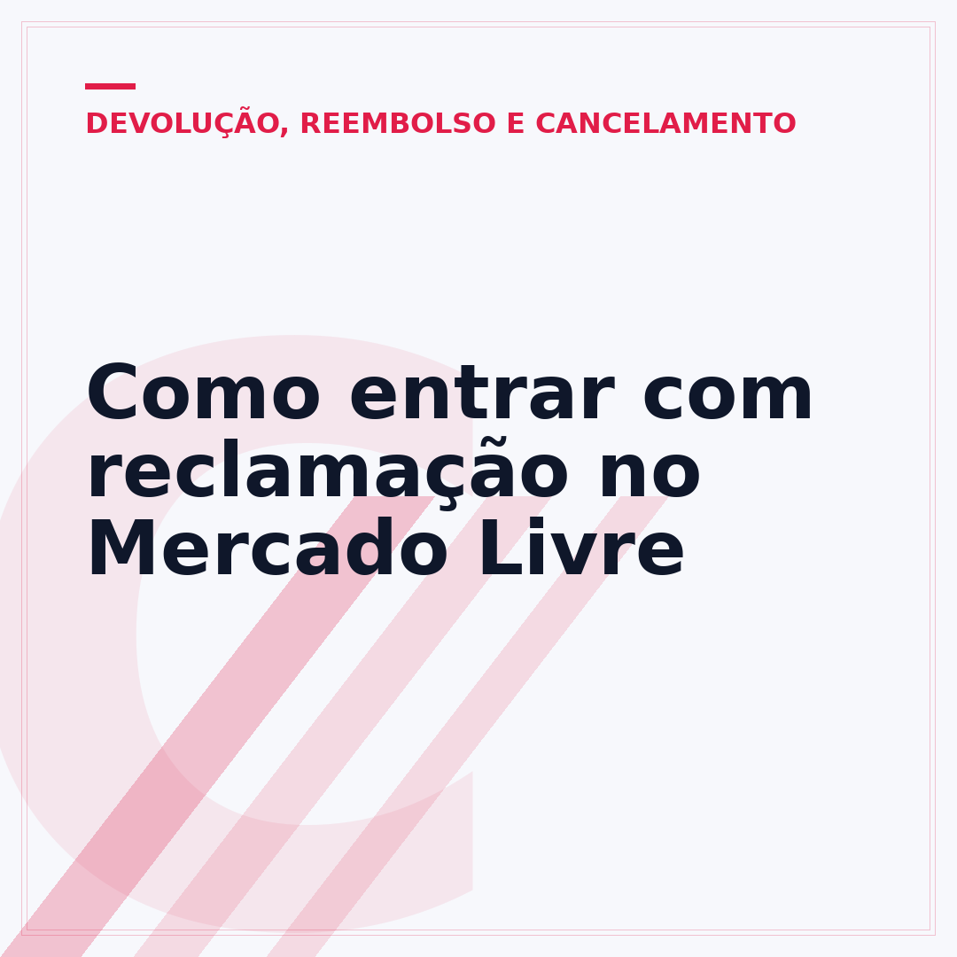 Como entrar com reclamação no Mercado Livre