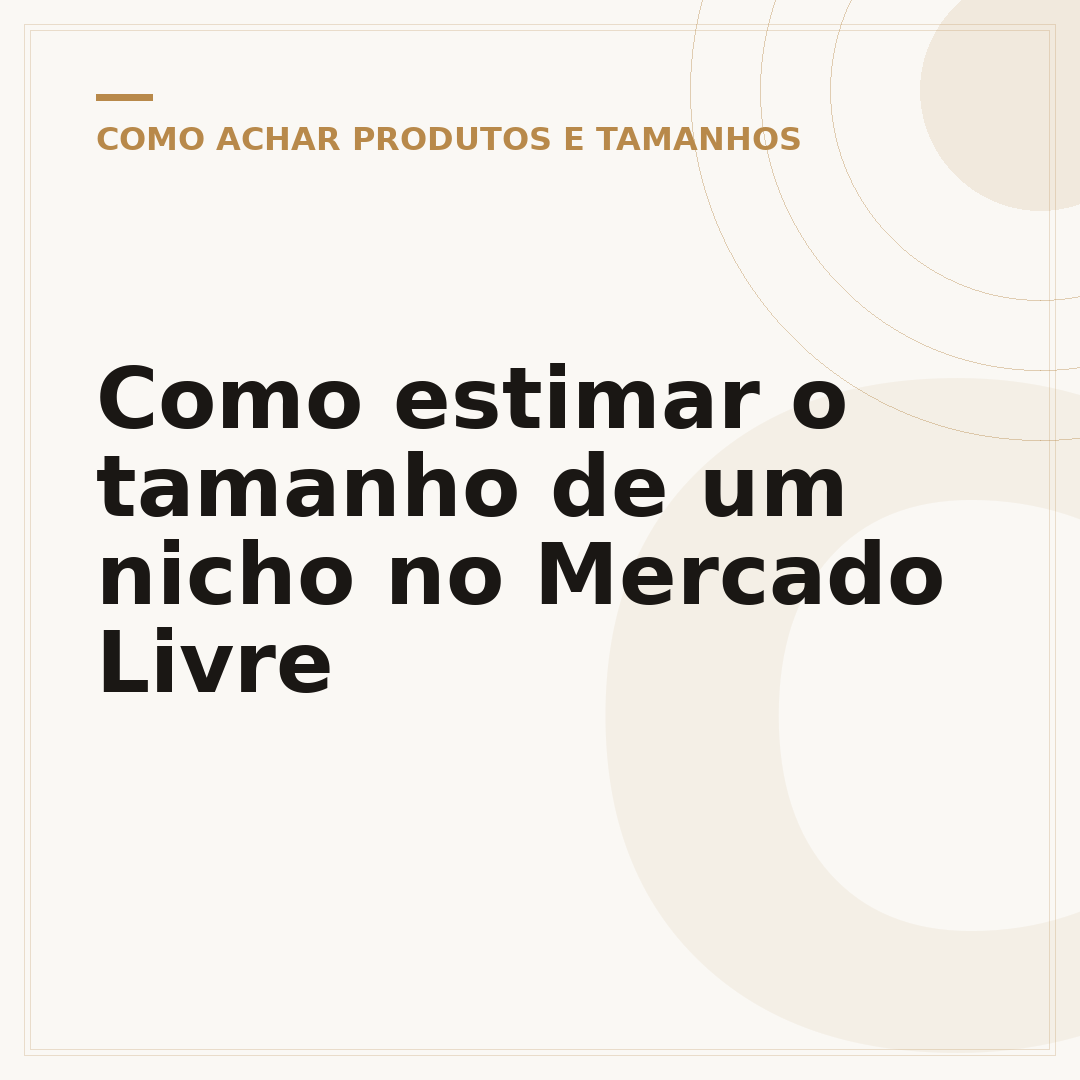 Como estimar o tamanho de um nicho no Mercado Livre