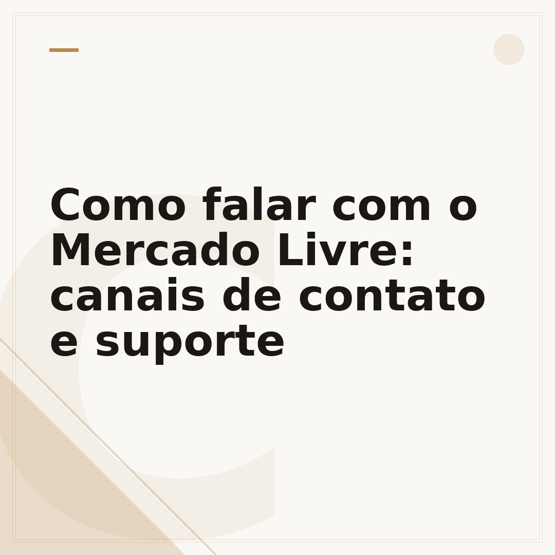 Como falar com o Mercado Livre: canais de contato e suporte