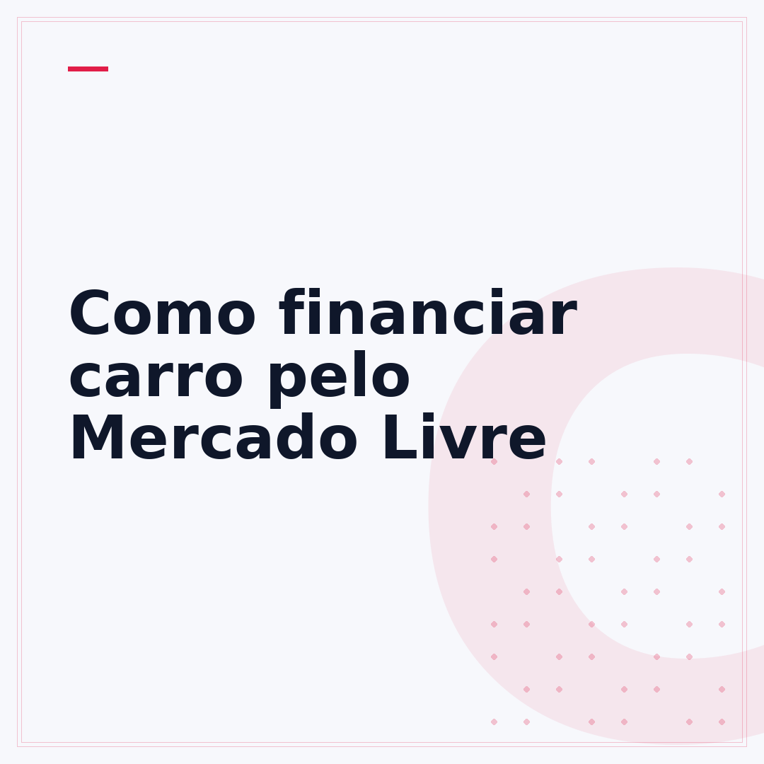 Como financiar carro pelo Mercado Livre