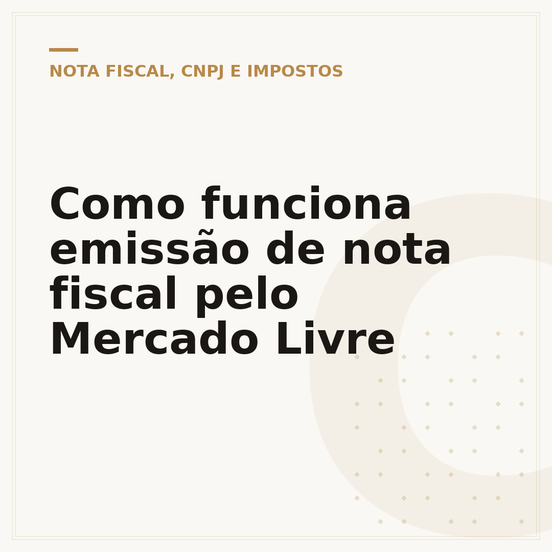 Como funciona emissão de nota fiscal pelo Mercado Livre