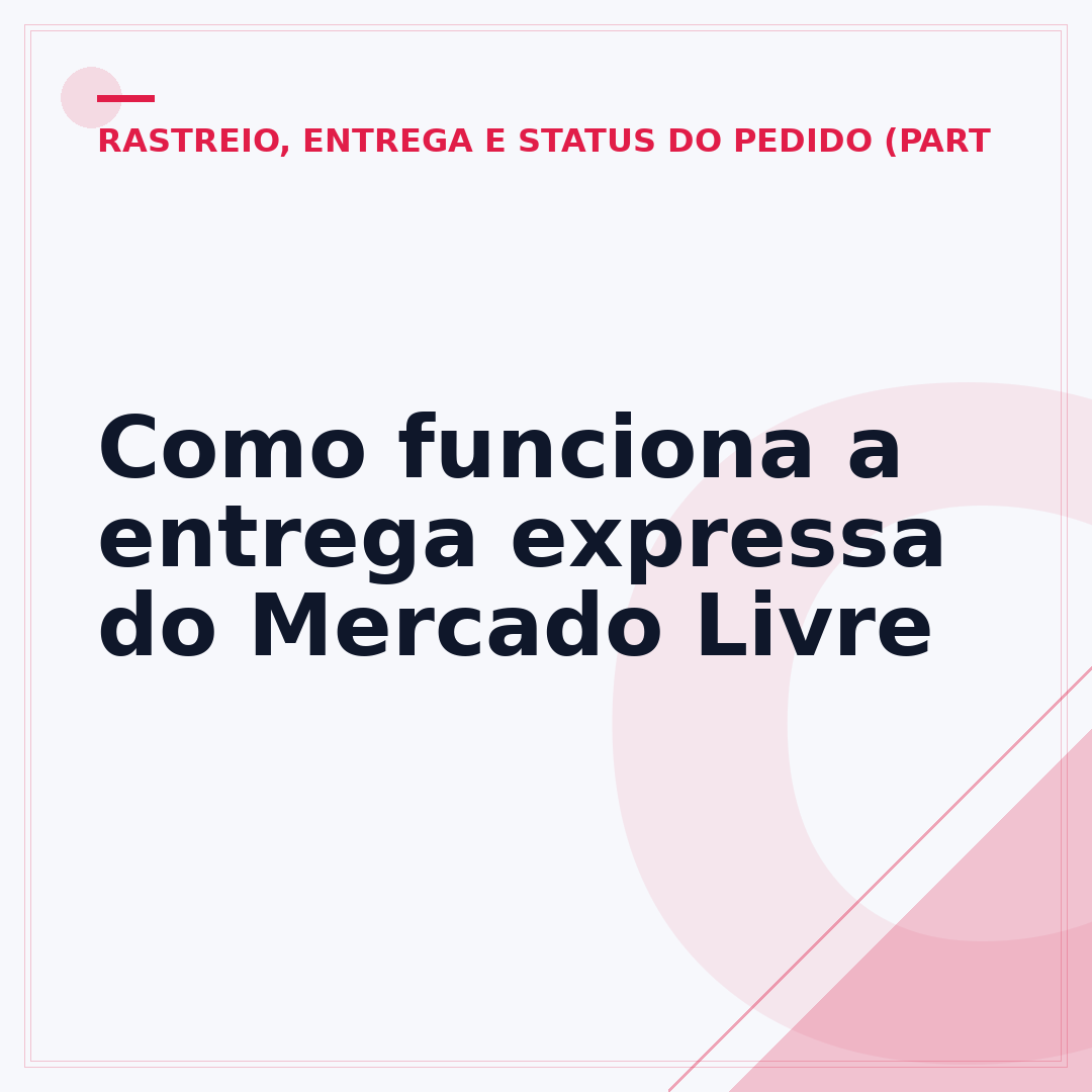 Como funciona a entrega expressa do Mercado Livre