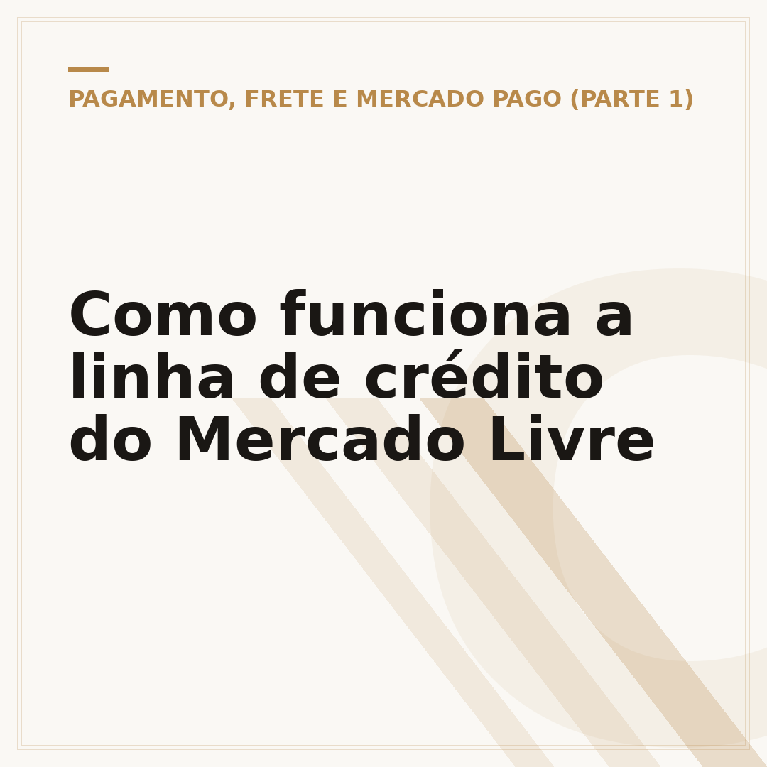 Como funciona a linha de crédito do Mercado Livre