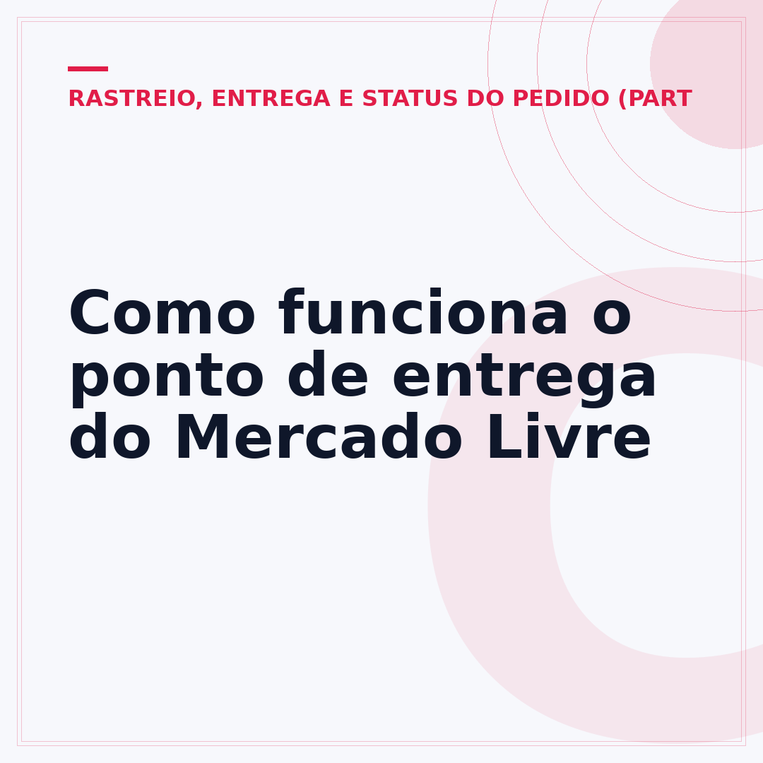 Como funciona o ponto de entrega do Mercado Livre