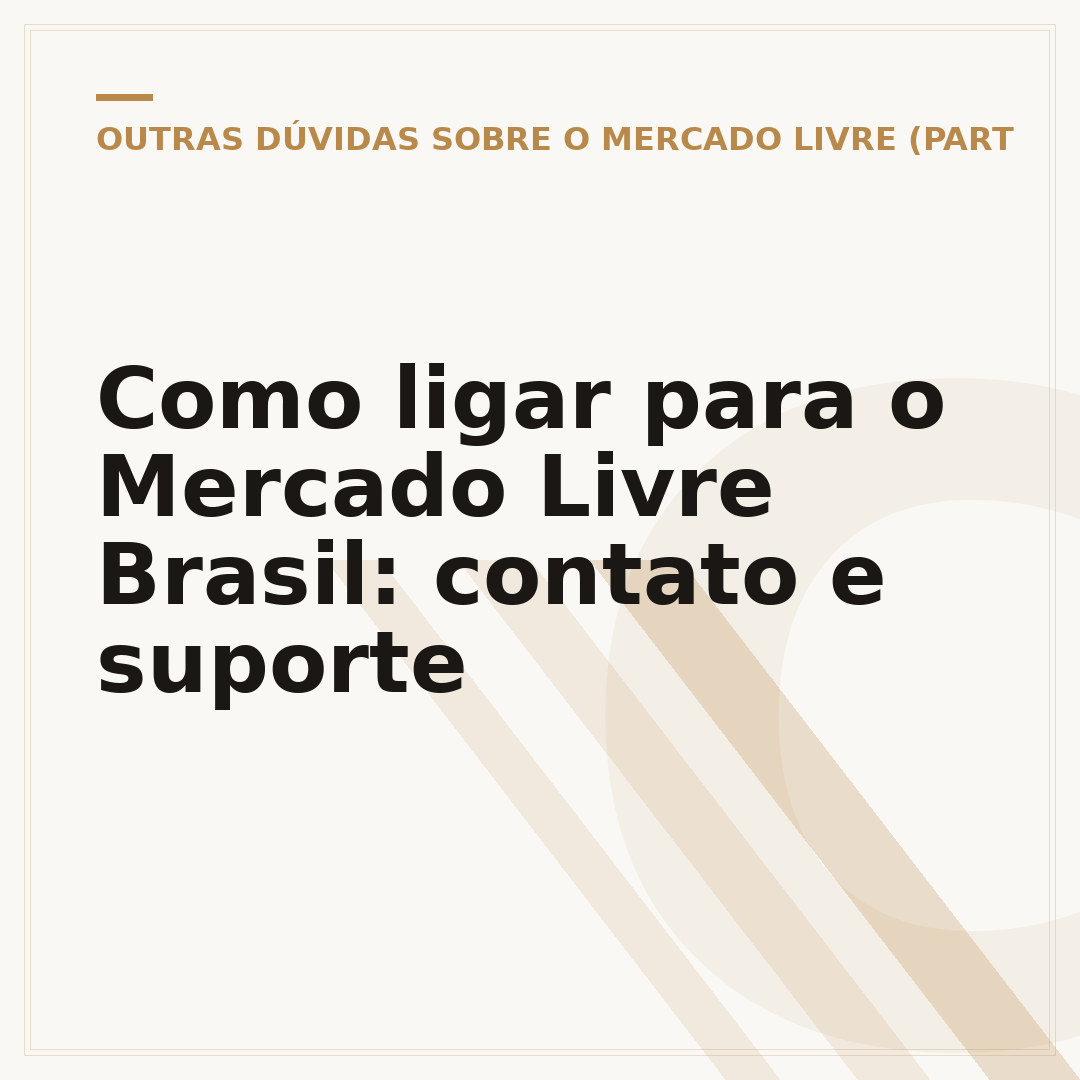 Como ligar para o Mercado Livre Brasil: contato e suporte
