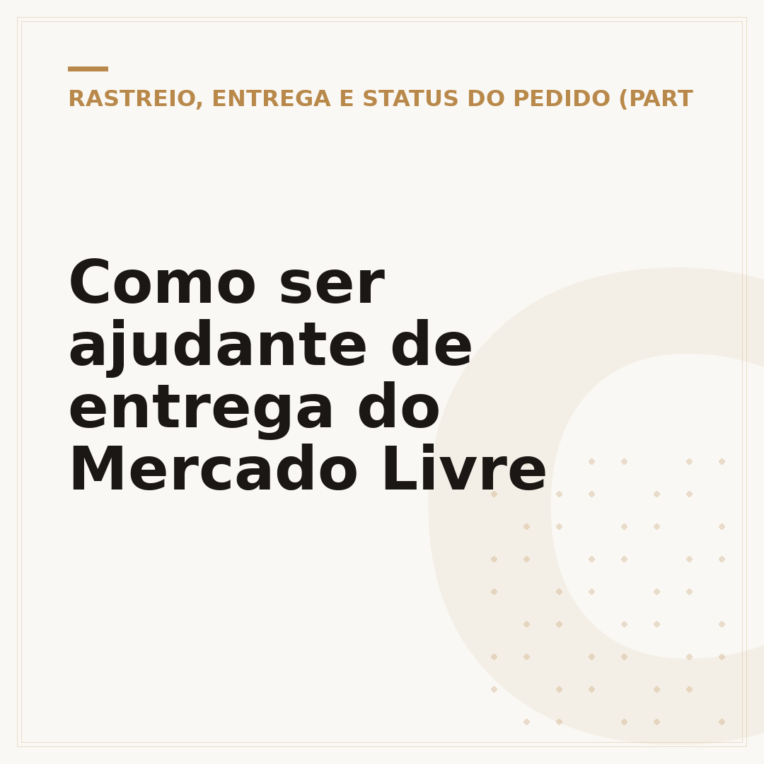 Como ser ajudante de entrega do Mercado Livre