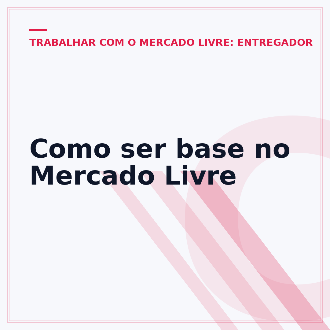 Como ser base no Mercado Livre