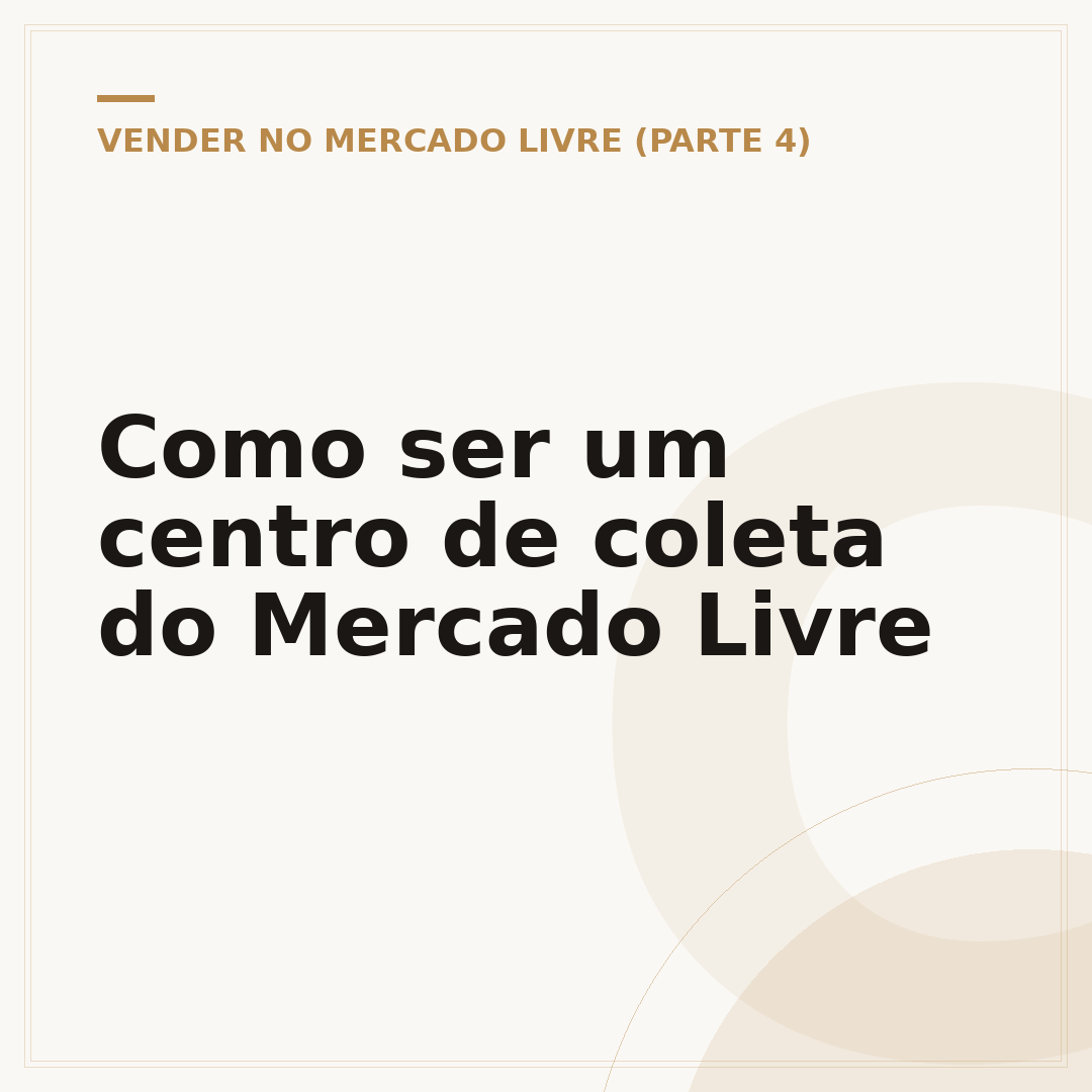 Como ser um centro de coleta do Mercado Livre