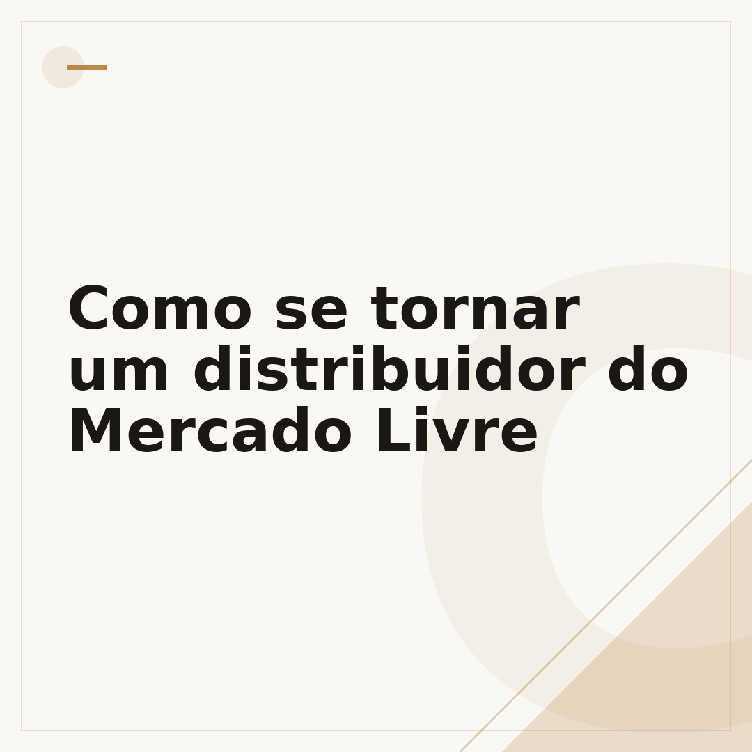 Como se tornar um distribuidor do Mercado Livre