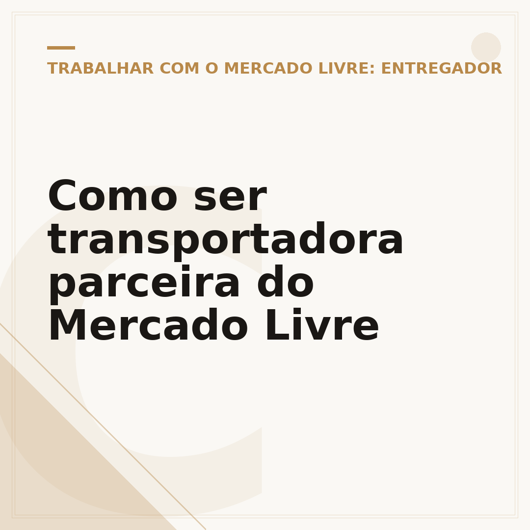 Como ser transportadora parceira do Mercado Livre
