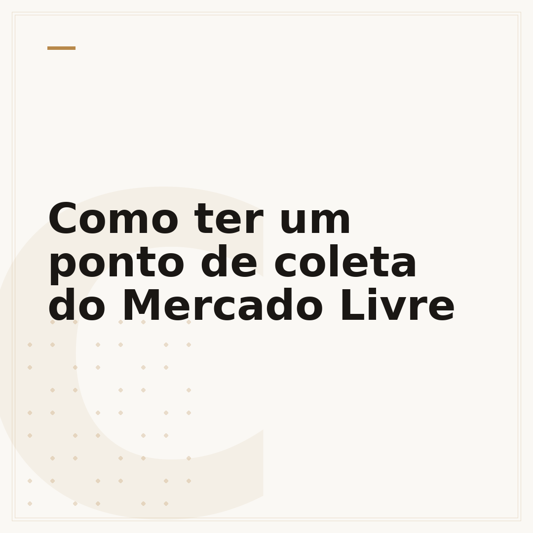 Como ter um ponto de coleta do Mercado Livre