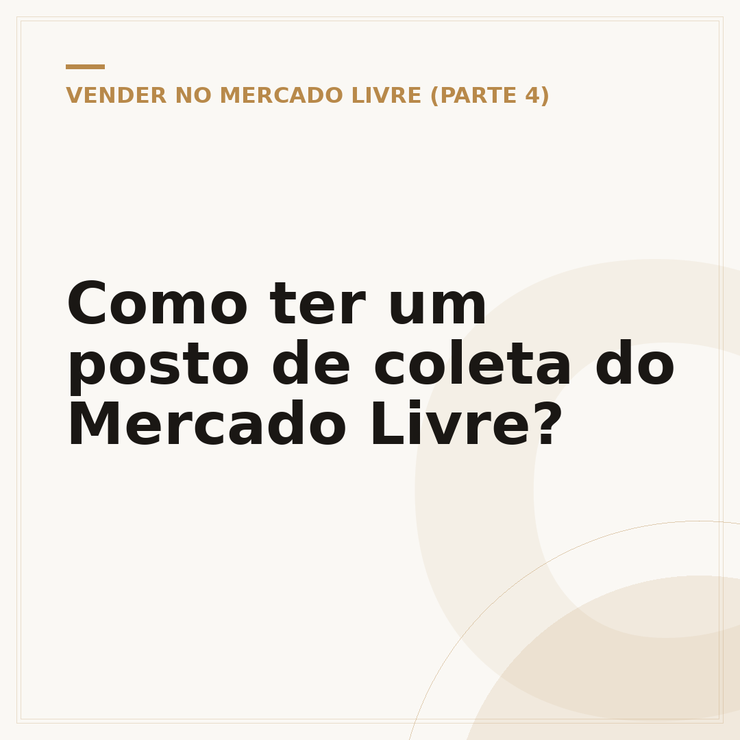 Como ter um posto de coleta do Mercado Livre?
