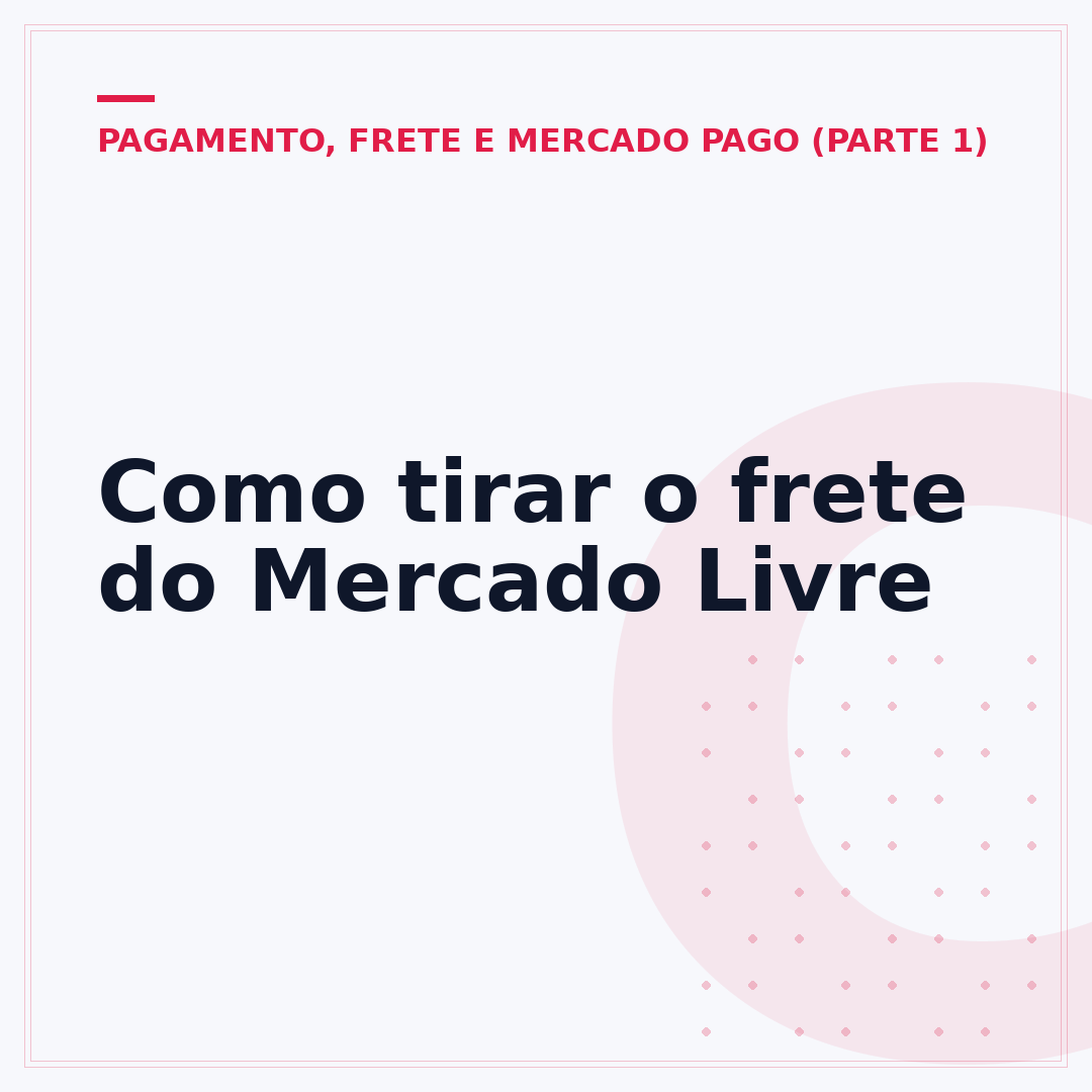 Como tirar o frete do Mercado Livre