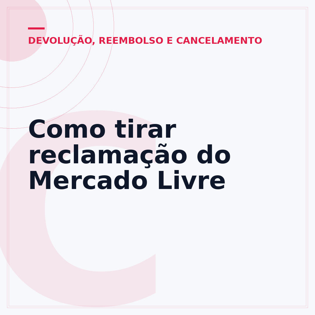 Como tirar reclamação do Mercado Livre