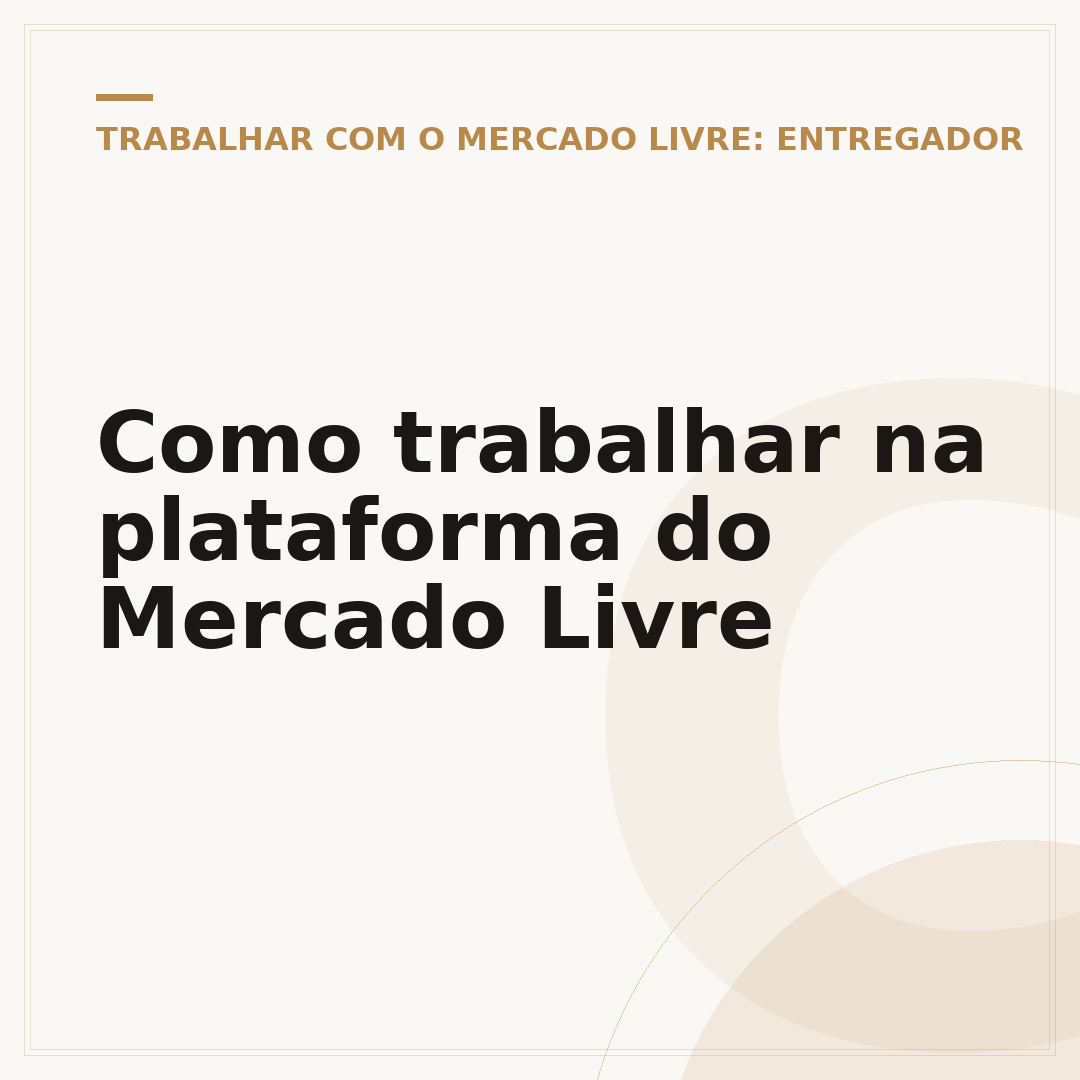Como trabalhar na plataforma do Mercado Livre