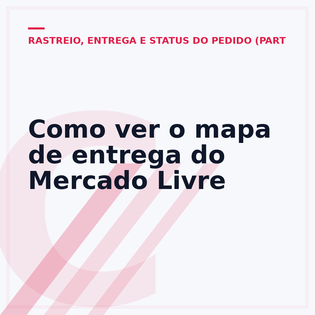 Como ver o mapa de entrega do Mercado Livre