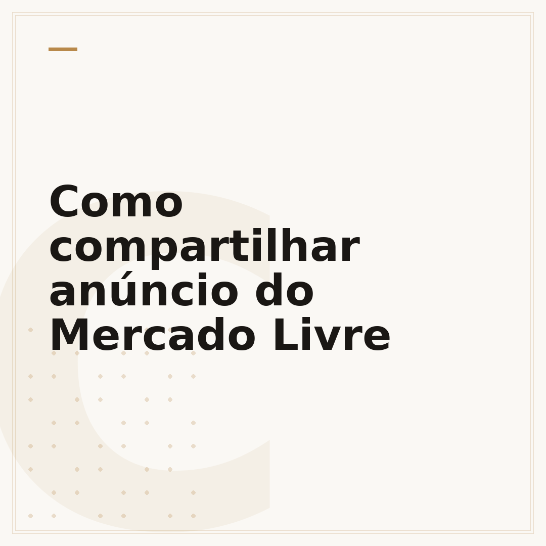Como compartilhar anúncio do Mercado Livre