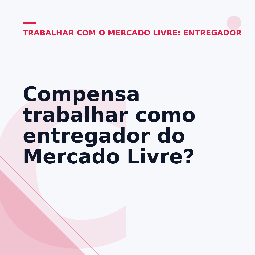 Compensa trabalhar como entregador do Mercado Livre?