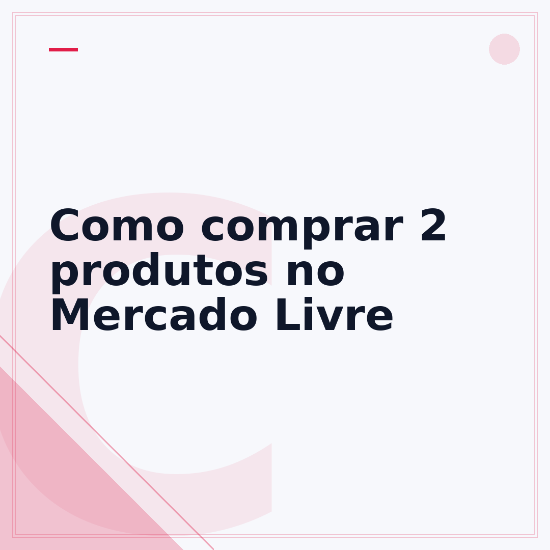 Como comprar 2 produtos no Mercado Livre